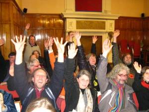 En mairie de Bruay, pour le retour en gestion publique de l'eau